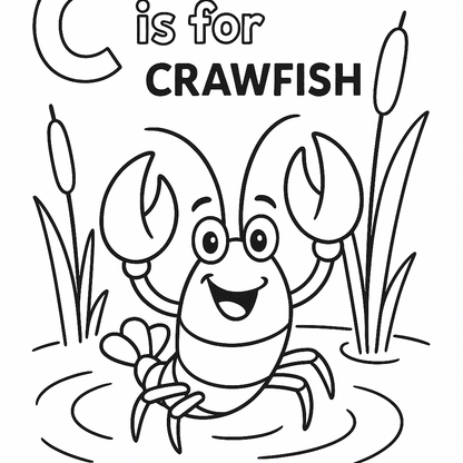 Color Me Cajun: An ABC Journey into Cajun Culture Volume 1: Cajun Objects – A Cultural Coloring Book for Kids & Families