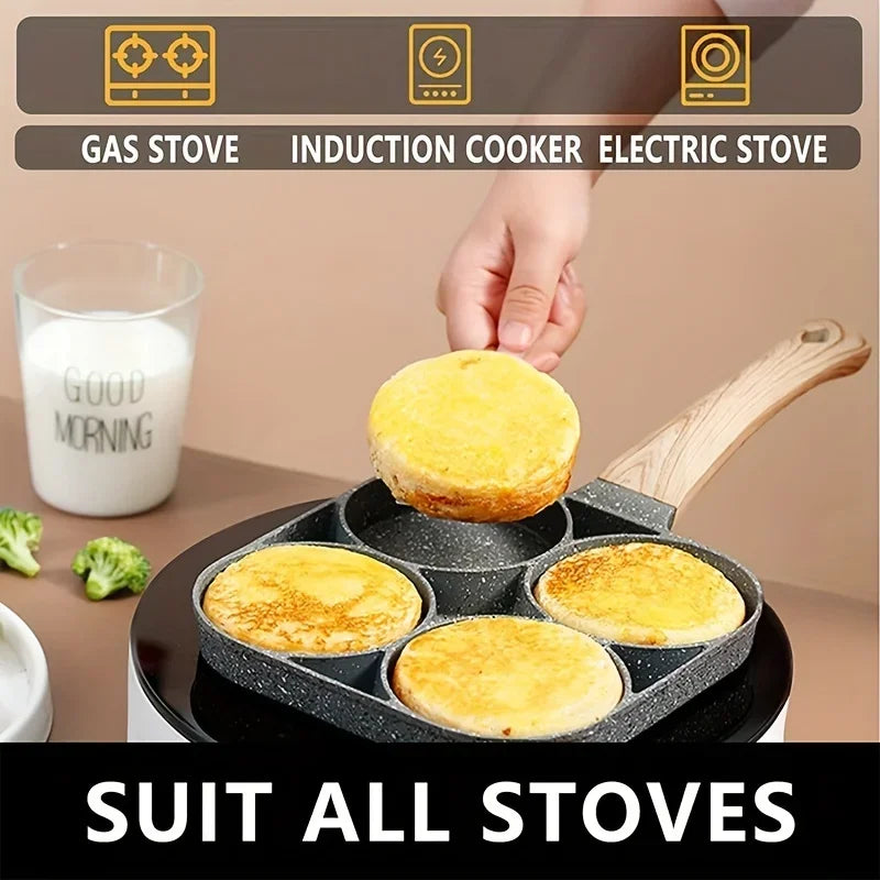 EggMaster™ 4-Hole Egg Cooking Pan