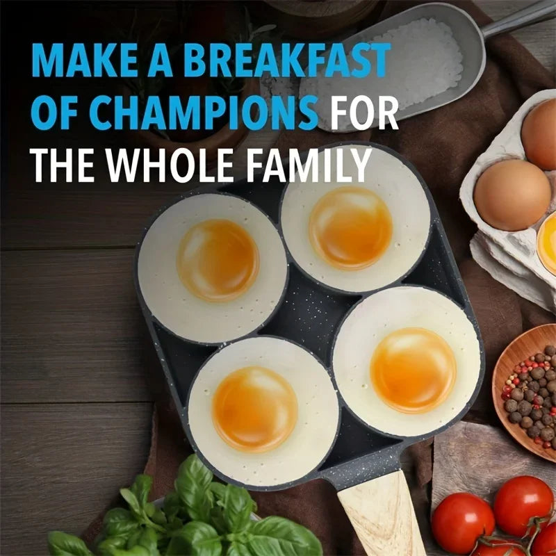 EggMaster™ 4-Hole Egg Cooking Pan