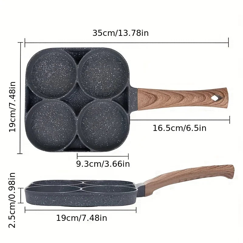 EggMaster™ 4-Hole Egg Cooking Pan